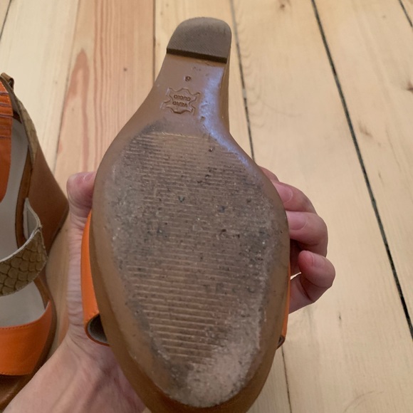 Candela orange platform sandals - Picture 5 of 6